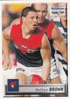 2003 Select The Advertiser-Sunday Mail AFL #76 Nathan Brown Front